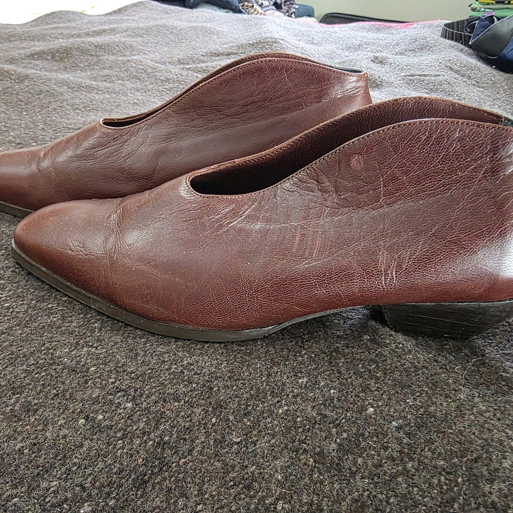 Jeffery Campbell Brown Leather Heels